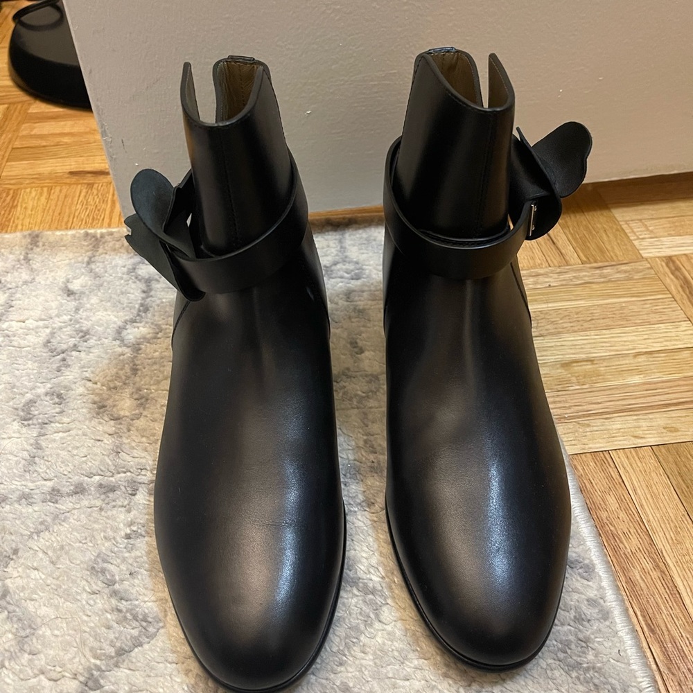 HERMES Neo Calfskin Low Boots